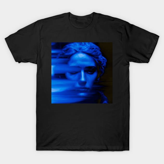 Glitch Art Portrait: Feedback T-Shirt by raspberry-tea